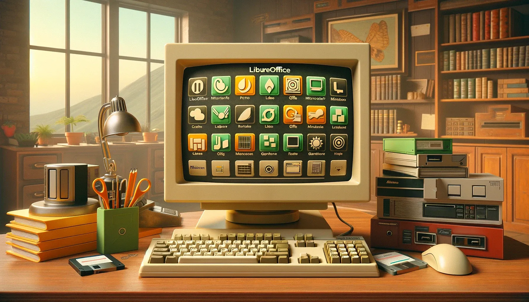 comparar o LibreOffice e o Microsoft Office com um toque de nostalgia